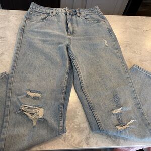BDG Light Blue Distressed Boyfriend Jeans